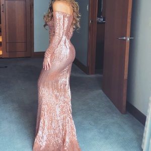 Abyss by Abby sequin gown xs